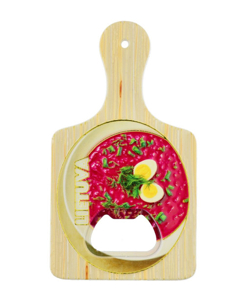 Magnetas atidarytuvas pjaustymo lentelė su šaltibarščiais